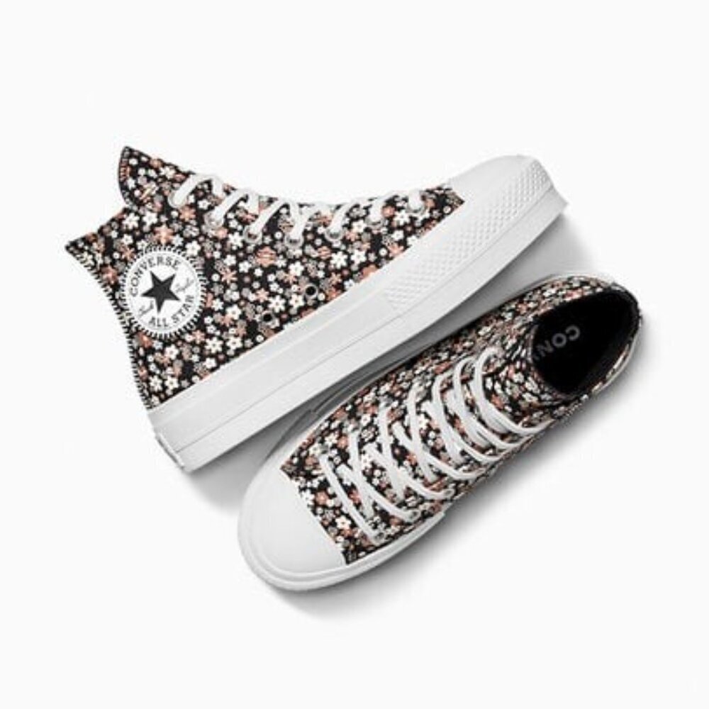 Converse Chuck Taylor All Star Lift Platform Petite Petals - A14264C - Womens 6